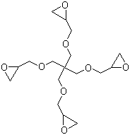 Pentaerythritrol polyglycidyl ether molecular structure (CAS 30973-88-7)