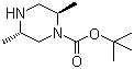 tert-Butyl (2R,5S)-2,5-dimethylpiperazine-1-carboxylate molecular structure (CAS 309915-46-6)