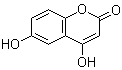 4,6-Dihydroxy-2H-1-benzopyran-2-one molecular structure (CAS 30992-75-7)