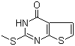 structure of CAS# 309976-36-1, 2-(Methylthio)thieno[2,3-d]pyrimidin-4(3H)-one;2-Methylsulfanyl-1H-thieno[2,3-d]pyrimidin-4-one