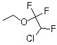 2-氯-1,1,2-三氟乙基乙醚分子结构 (CAS 310-71-4)