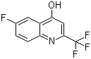 6-氟-4-羟基-2-(三氟甲基)喹啉分子结构 (CAS 31009-34-4)