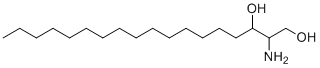 2-氨基十八烷-1,3-二醇分子结构 (CAS 3102-56-5)