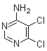 5,6-Dichloropyrimidin-4-amine molecular structure (CAS 310400-38-5)