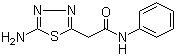 5-Amino-N-phenyl-1,3,4-thiadiazole-2-acetamide molecular structure (CAS 310420-47-4)