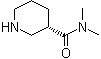 (S)-N,N-二甲基-3-哌啶甲酰胺分子结构 (CAS 310455-02-8)