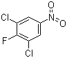 3,5-二氯-4-氟硝基苯分子结构 (CAS 3107-19-5)