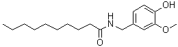 结构式 CAS# 31078-36-1, N-香草基癸酰胺