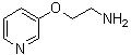 structure of CAS# 310880-25-2, 2-(3-Pyridinyloxy)ethanamine;2-(3-Pyridinyloxy)ethylamine
