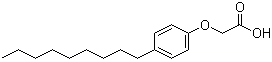 (4-壬基苯氧基)乙酸分子结构 (CAS 3115-49-9)