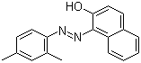 结构式 CAS# 3118-97-6, 溶剂橙 7; 苏丹红 2; 1-(2,4-二甲基苯偶氮)-2-萘酚