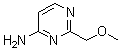 2-(Methoxymethyl)-4-pyrimidinamine molecular structure (CAS 3122-85-8)