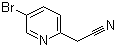 5-Bromo-2-cyanomethylpyridine molecular structure (CAS 312325-72-7)