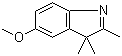 2,3,3-Trimethyl-5-methoxy-3H-indole molecular structure (CAS 31241-19-7)
