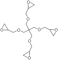 季戊四醇缩水甘油醚分子结构 (CAS 3126-63-4)