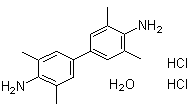 3,3',5,5'-Tetramethyl-[1,1'-biphenyl]-4,4'-diamine dihydrochloride monohydrate molecular structure (CAS 312693-82-6)