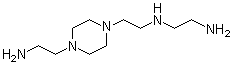 structure of CAS# 31295-54-2, N1-(2-Aminoethyl)-1,4-piperazinediethanamine;1-(2-Aminoethyl)-4-[(2-aminoethyl)amino]ethylpiperazine