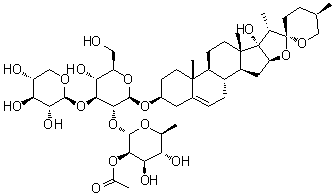 Ophiopojaponin A molecular structure (CAS 313054-32-9)