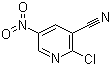 结构式 CAS# 31309-08-7, 2-氯-5-硝基烟腈; 2-氯-5-硝基-3-氰基吡啶