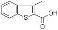 structure of CAS# 3133-78-6, 3-Methylbenzo[b]thiophene-2-carboxylic acid