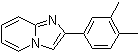 2-(3,4-Dimethylphenyl)imidazo[1,2-a]pyridine molecular structure (CAS 313528-18-6)