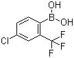 2-Chloro-4-(trifluoromethyl)phenylboronic acid molecular structure (CAS 313545-41-4)