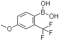 4-Methoxy-2-(trifluoromethyl)phenylboronic acid molecular structure (CAS 313546-16-6)