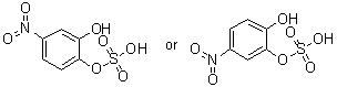 4-硝基-1,2-苯二酚单硫酸氢酯分子结构 (CAS 31390-65-5)
