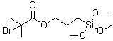 structure of CAS# 314021-97-1, 3-(Trimethoxysilyl)propyl 2-bromo-2-methylpropionate