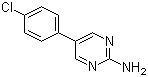 5-(4-氯苯基)嘧啶-2-胺分子结构 (CAS 31408-28-3)