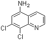 7,8-Dichloroquinolin-5-amine molecular structure (CAS 314272-29-2)