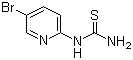 1-(5-Bromo-2-pyridyl)-2-thiourea molecular structure (CAS 31430-38-3)