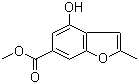 4-羟基-2-甲基-6-苯并呋喃羧酸甲酯分子结构 (CAS 314725-17-2)