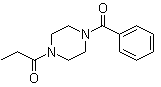 1-(4-苯甲酰基-1-哌嗪基)-1-丙酮分子结构 (CAS 314728-85-3)
