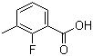 2-Fluoro-3-methylbenzoic acid molecular structure (CAS 315-31-1)