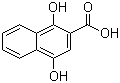 1,4-Dihydroxy-2-naphthoic acid molecular structure (CAS 31519-22-9)