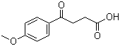 3-(4-甲氧基苯甲酰基)丙酸分子结构 (CAS 3153-44-4)
