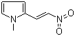 structure of CAS# 3156-50-1, 1-Methyl-2-(2-nitroethenyl)-pyrrole;1-Methyl-2-(2-nitrovinyl)-1H-pyrrole; NSC 106284