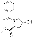 structure of CAS# 31560-20-0, N-Benzoyl-trans-4-hydroxy-L-proline methyl ester;(2S,4R)-1-Benzoyl-4-hydroxypyrrolidine-2-carboxylic acid methyl ester; N-Benzoyl-trans-4-hydroxy-L-proline methyl ester; trans-1-Benzoyl-4-hydroxy-L-proline methyl ester