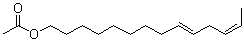 (9E,12Z)-9,12-Tetradecadien-1-ol 1-acetate molecular structure (CAS 31654-77-0)