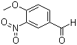 4-Methoxy-3-nitrobenzaldehyde molecular structure (CAS 31680-08-7)