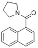 Naphthalen-1-yl(pyrrolidin-1-yl)methanone molecular structure (CAS 316804-80-5)
