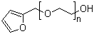 Ethoxylated furfuryl alcohol molecular structure (CAS 31692-86-1)