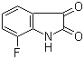 7-氟靛红分子结构 (CAS 317-20-4)