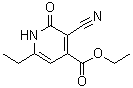 3-Cyano-6-ethyl-1,2-dihydro-2-oxo-4-pyridinecarboxylic acid ethyl ester molecular structure (CAS 31718-05-5)