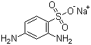 结构式 CAS# 3177-22-8, 2,4-二氨基苯磺酸钠