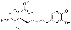 Oleuropeine aglycone molecular structure (CAS 31773-95-2)
