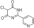 5-Chloro-2-(3-pyridyl)-4,6(1H,5H)-pyrimidinedione molecular structure (CAS 31774-74-0)