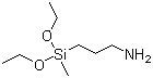 structure of CAS# 3179-76-8, 3-Aminopropylmethyldiethoxysilane;3-Aminopropyl(diethoxy)methylsilane; 3-(Diethoxymethylsilyl)propylamine; 3-Aminopropyl-methyl-diethoxysilane