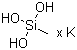 Methylsilanetriol potassium salt molecular structure (CAS 31795-24-1)